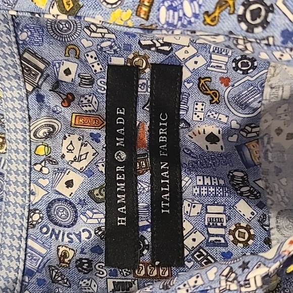 Hammer Made Las Vegas Themed Button Down - Picture 2 of 11